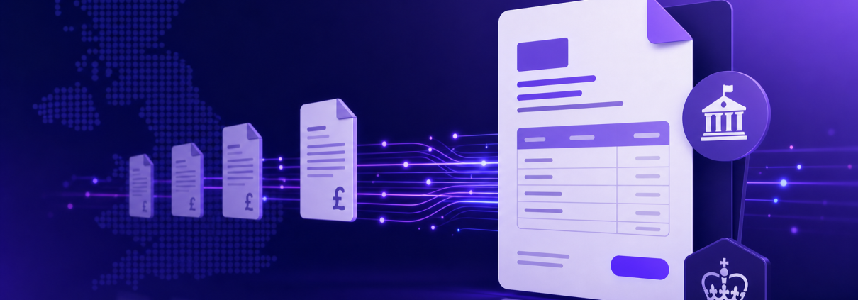 E-invoicing rules UK mandatory 2029 HMRC digital invoice guidance graphic